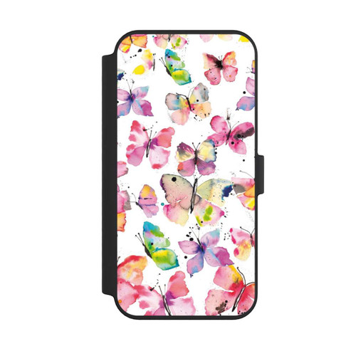 Apple iPhone 14 Pro Max NIVOflip Aquarell Frühlingsschmetterlinge