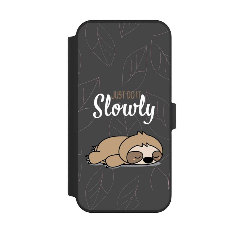 iPhone 14 Pro Max NIVOflip Just Do It Slowly Sloth Grey