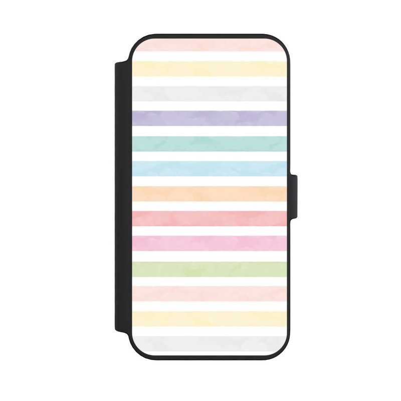 iPhone 14 Pro Max NIVOflip Regenbogenfarbene Streifen