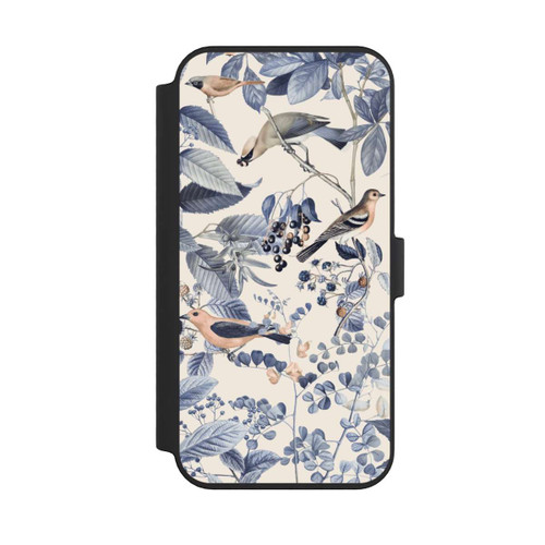 Apple iPhone 14 Pro Max NIVOflip Vögel und Beeren in Beige