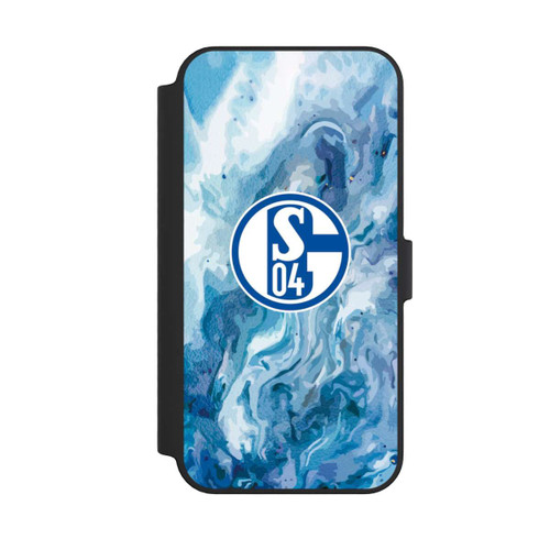Apple iPhone 14 Pro Max NIVOflip Schalke 04 Flüssig Blau