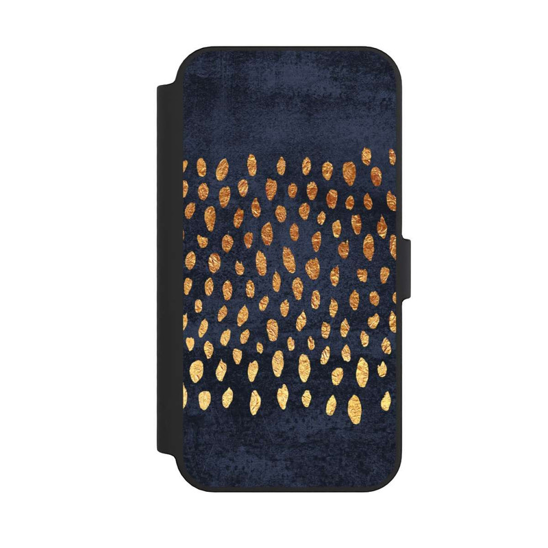 iPhone 14 Pro Max NIVOflip Or & Bleu Pattern
