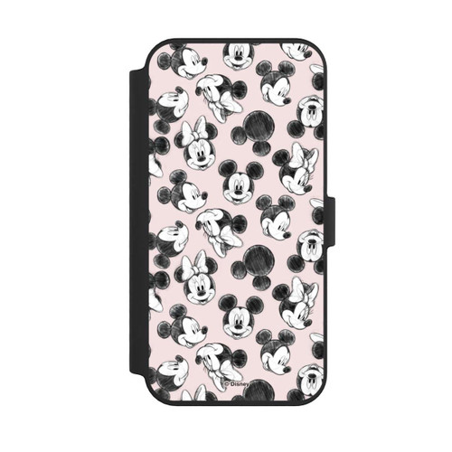 Apple iPhone 14 Pro Max NIVOflip Minnie &amp; Mickey Viele Gesichter Pink