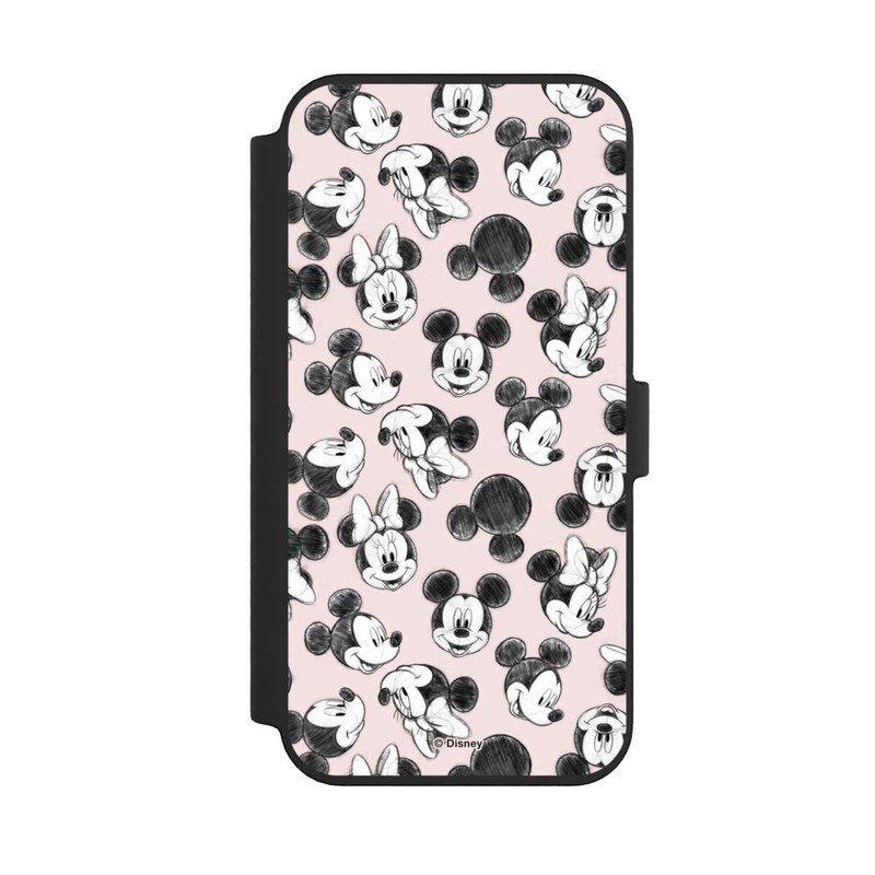 iPhone 14 Pro Max NIVOflip Minnie & Mickey Viele Gesichter Pink