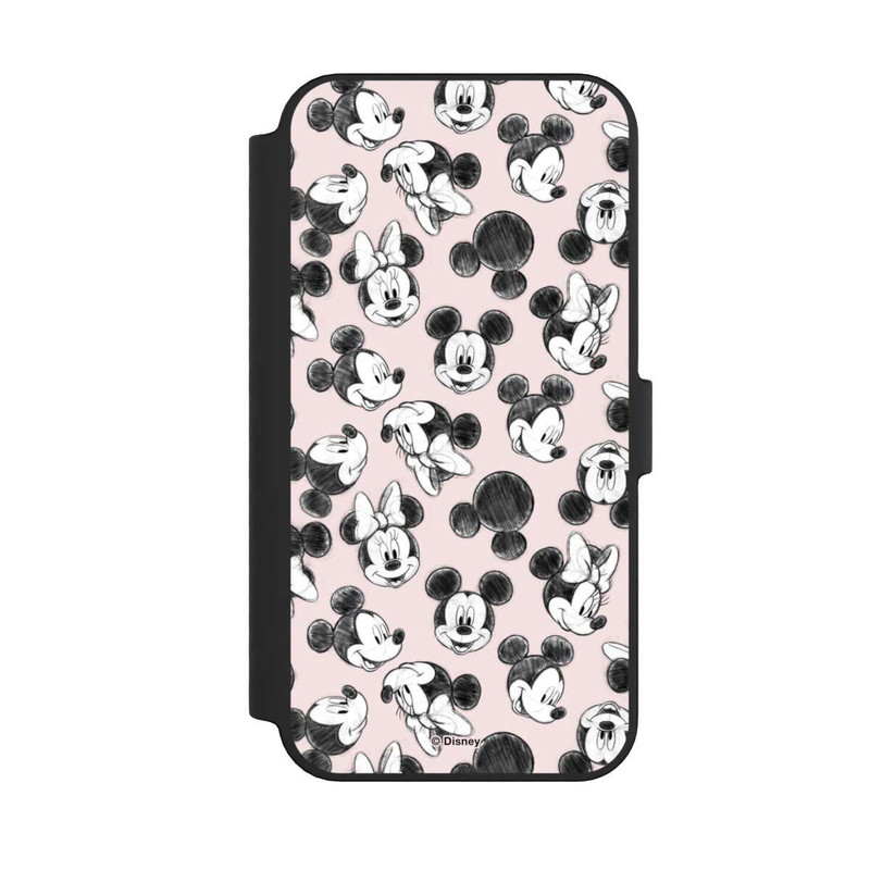 iPhone 14 Pro Max NIVOflip Minnie & Mickey Viele Gesichter Pink