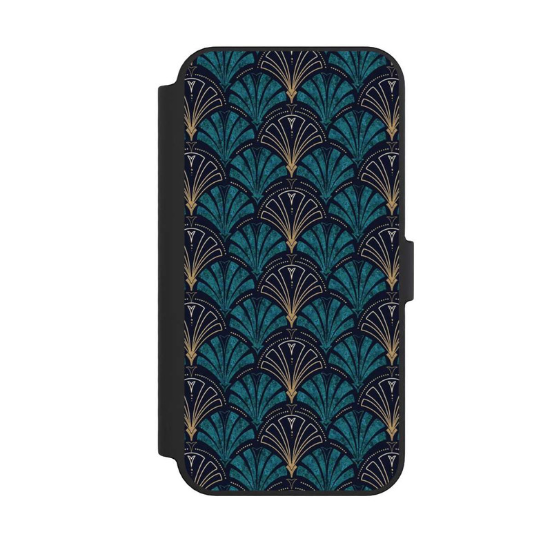 iPhone 14 Pro Max NIVOflip Éventails Art Déco Or