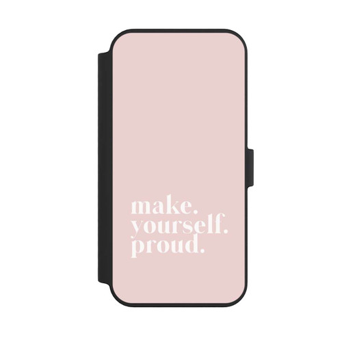 Apple iPhone 14 Pro Max NIVOflip Make Yourself Proud Zitat - Altrosa