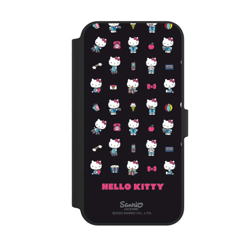 Apple iPhone 14 Pro Max NIVOflip Hello Kitty 90s Schwarz