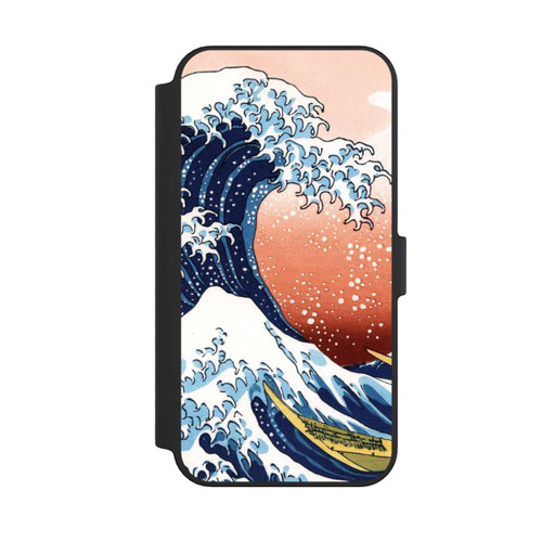 Apple iPhone 14 Pro Max NIVOflip La Grande Vague de Kanagawa Rouge