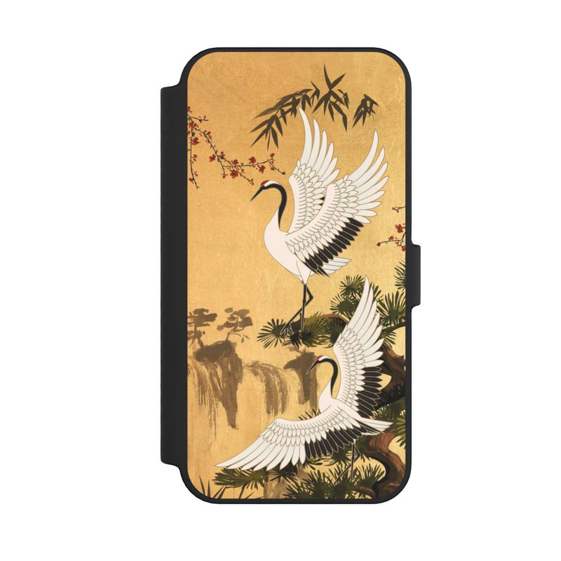 iPhone 14 Pro Max NIVOflip Grues Japonaises Or