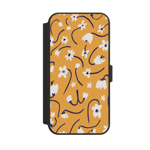 Apple iPhone 14 Pro Max NIVOflip Pattern Petites Fleurs Jaunes