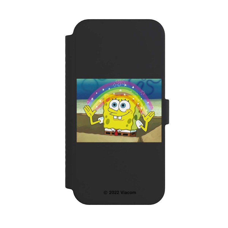 iPhone 14 Pro Max NIVOflip Spongebob - Regenbogen Meme transparent