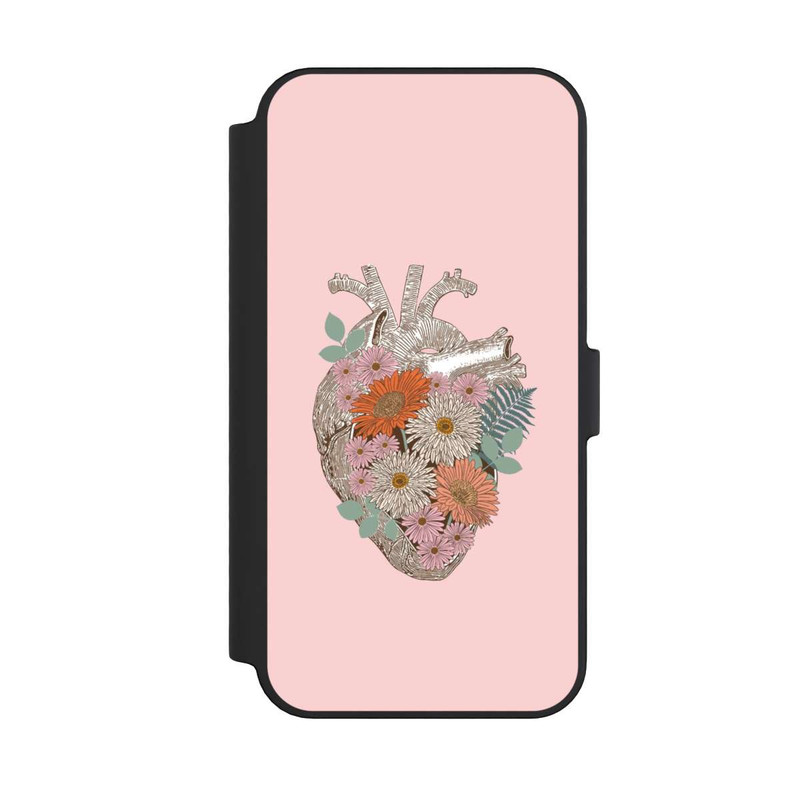 iPhone 14 Pro Max NIVOflip Florales Vintage-Herz