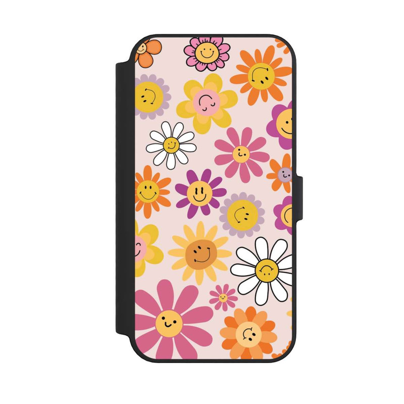 iPhone 14 Pro Max NIVOflip Smiles Pink Flowers