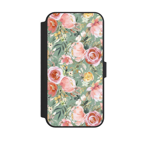 Apple iPhone 14 Pro Max NIVOflip Bouquet de Pivoines Pastelles
