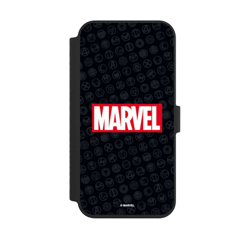 Apple iPhone 14 Pro Max NIVOflip Marvel Logo Black Red