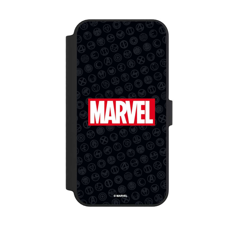 iPhone 14 Pro Max NIVOflip Marvel Logo Noir Rouge