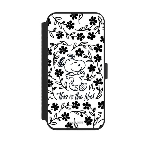 Apple iPhone 14 Pro Max NIVOflip Snoopy Black and White This Is The Life