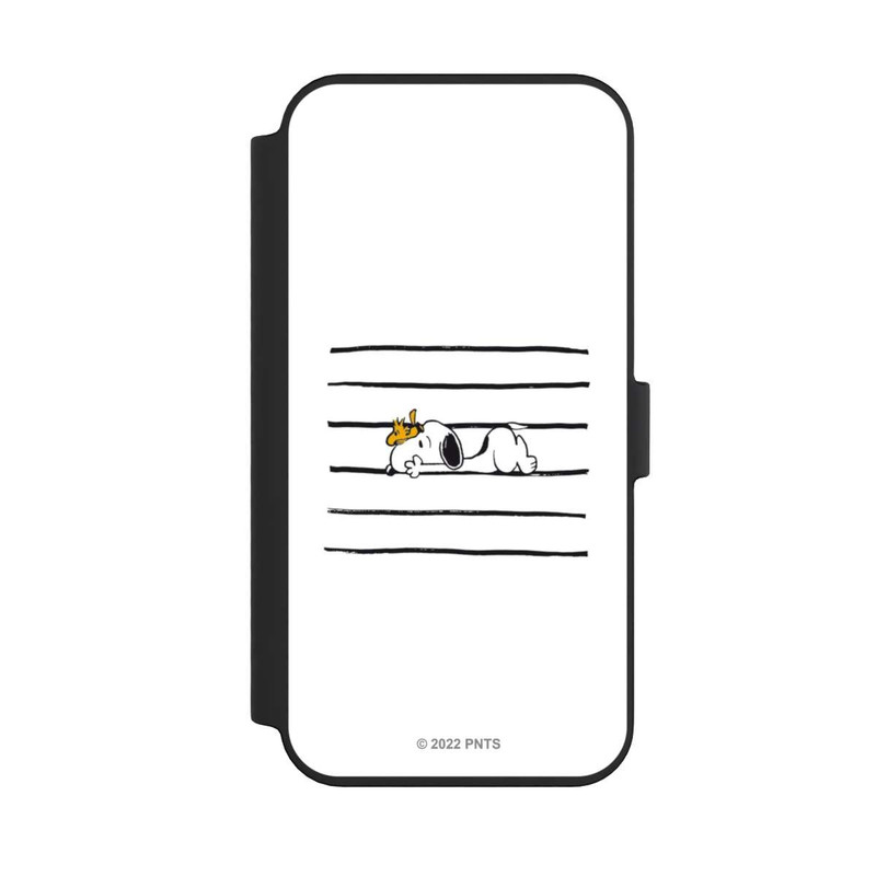 iPhone 14 Pro Max NIVOflip Snoopy Woodstock Streifen