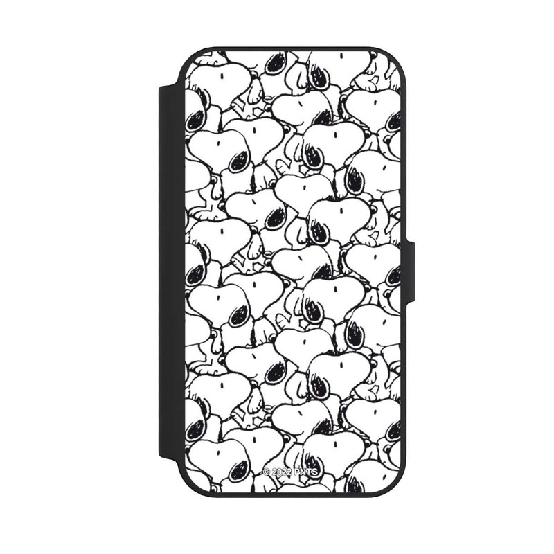 iPhone 14 Pro Max NIVOflip Snoopy Pattern Noir & Blanc
