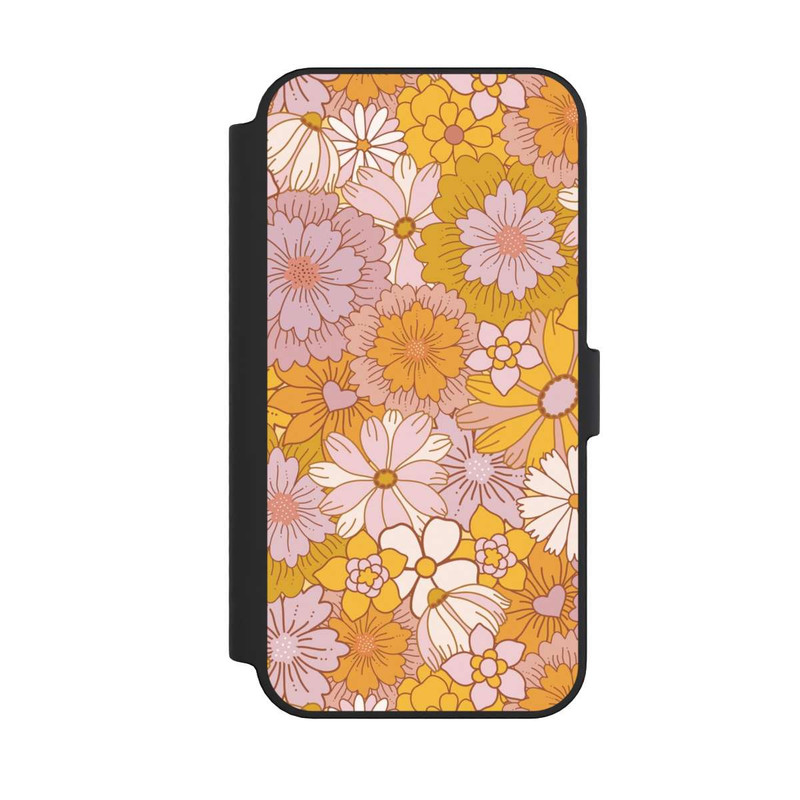 iPhone 14 Pro Max NIVOflip Retro Flower Walpaper Yellow