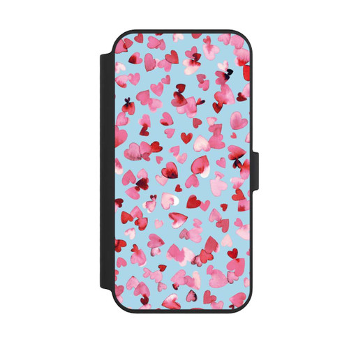 Apple iPhone 14 Pro Max NIVOflip Valentinstagsherzen in rosa blau