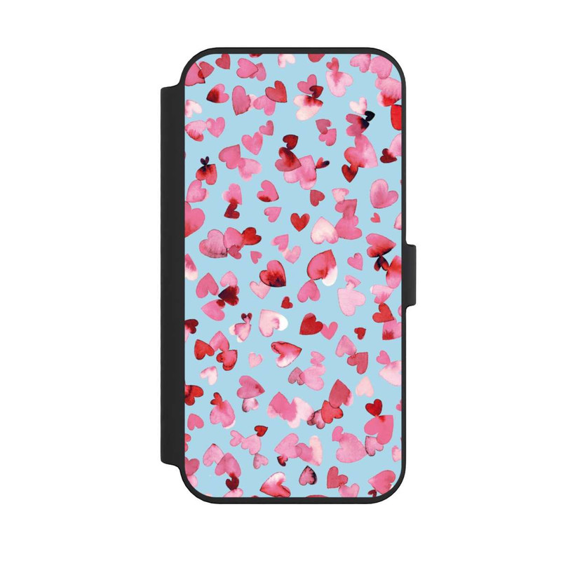 iPhone 14 Pro Max NIVOflip Valentinstagsherzen in rosa blau