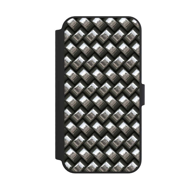 iPhone 14 Pro Max NIVOflip Glamour Silver Metal