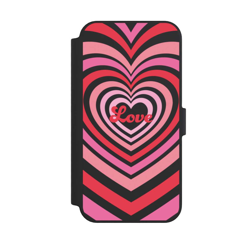 iPhone 14 Pro Max NIVOflip Amour, nuances rouges