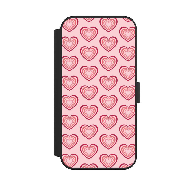 iPhone 14 Pro Max NIVOflip Psychedelische Herzen