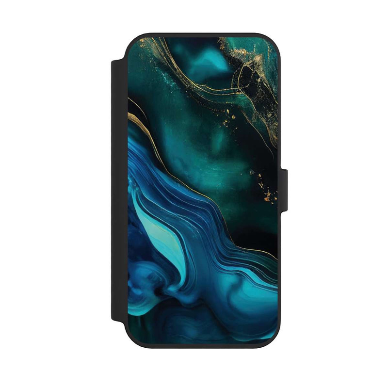 iPhone 14 Pro Max NIVOflip Blaugoldene Tinte