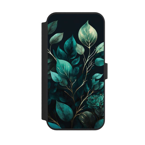 Apple iPhone 14 Pro Max NIVOflip Eukalyptus dunkler Hintergrund