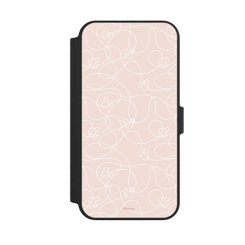 Apple iPhone 14 Pro Max NIVOflip Micky Line Art Pattern Rose 