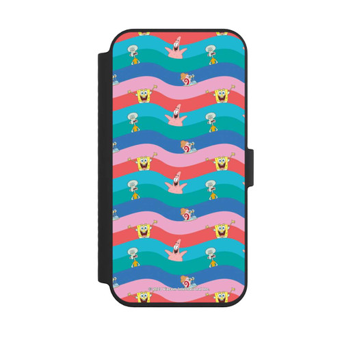 Apple iPhone 14 Pro Max NIVOflip Spongebob Friends Colorful Waves