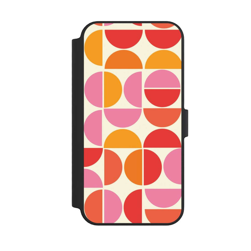 iPhone 14 Pro Max NIVOflip Motif Tendance Rétro Orange