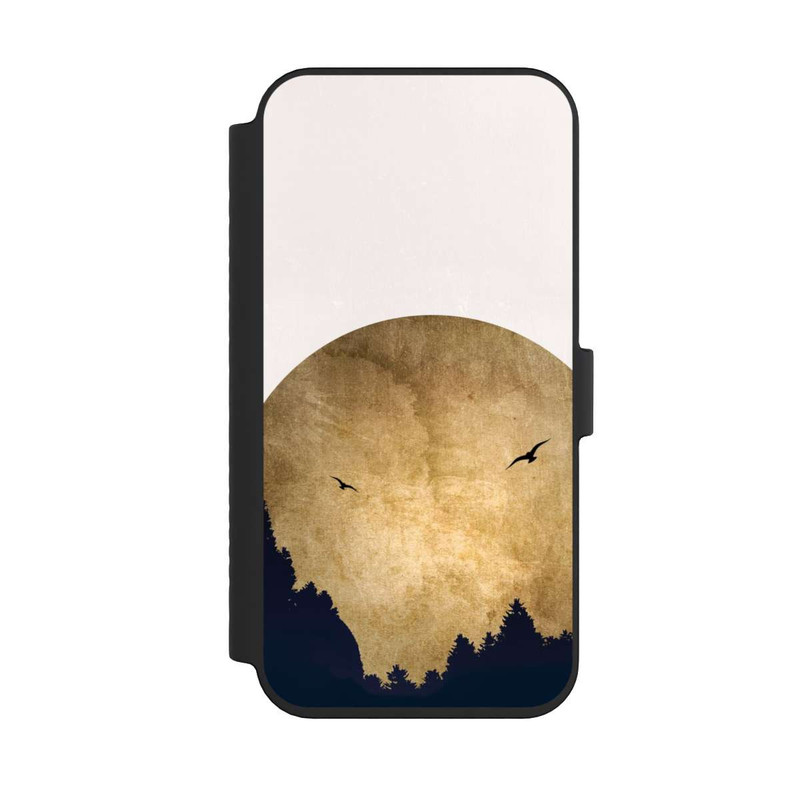 iPhone 14 Pro Max NIVOflip Zwei Vögel vor Mond