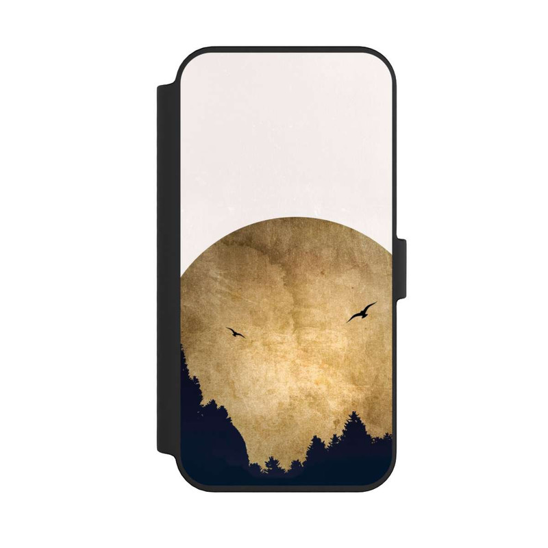 iPhone 14 Pro Max NIVOflip Zwei Vögel vor Mond