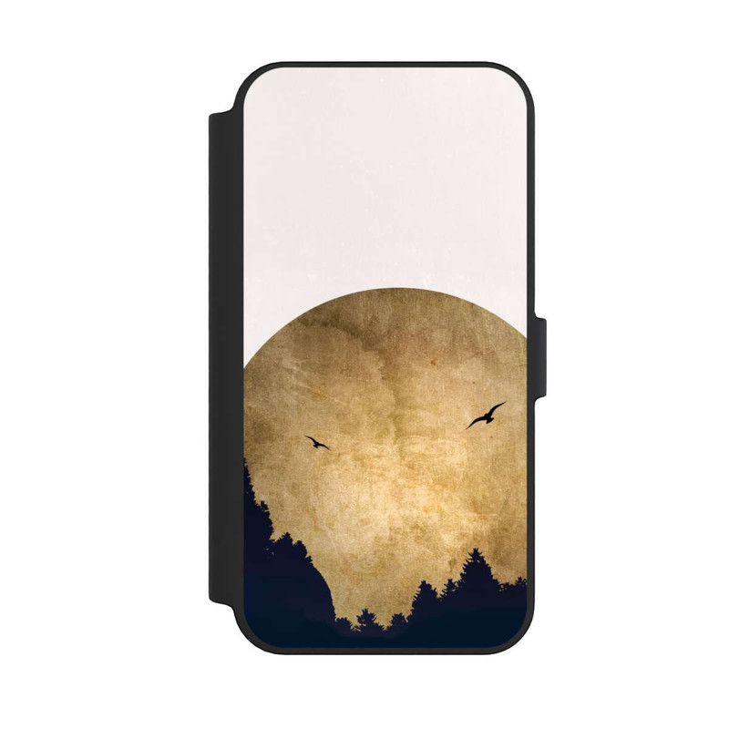 iPhone 14 Pro Max NIVOflip Deux oiseaux et la lune