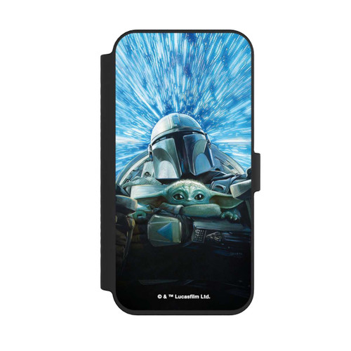 Apple iPhone 14 Pro Max NIVOflip Grogu und Mando Flying Blue