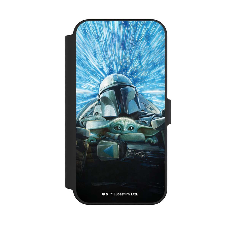 iPhone 14 Pro Max NIVOflip Grogu et Mando Flying Blue