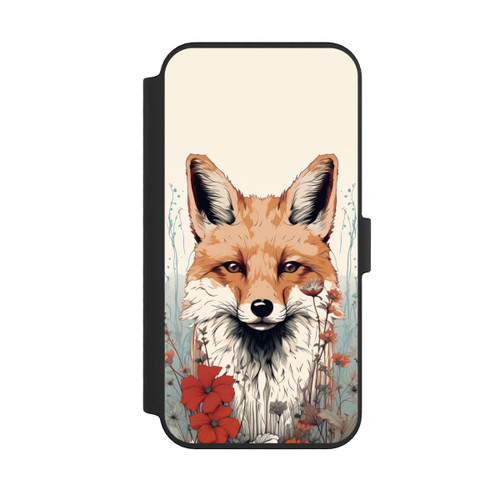 Apple iPhone 14 Pro Max NIVOflip  Fox with Flowers