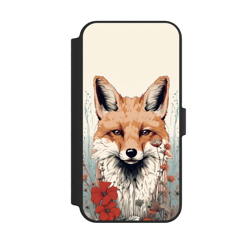 iPhone 14 Pro Max NIVOflip  Fox with Flowers