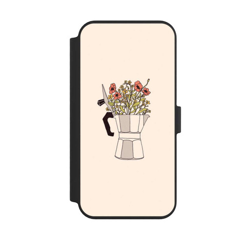 Apple iPhone 14 Pro Max NIVOflip Moka Blumen