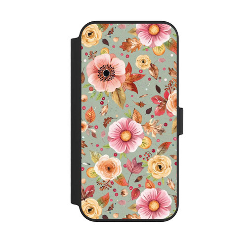 Apple iPhone 14 Pro Max NIVOflip Herbstblumen Weiches Grün