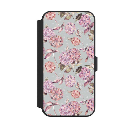 Apple iPhone 14 Pro Max NIVOflip Pastel Magic Hydrangea Floral Watercolor Pink