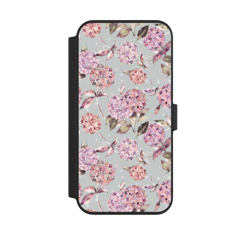 iPhone 14 Pro Max NIVOflip Pastel Magic Hydrangea Floral Watercolor Pink