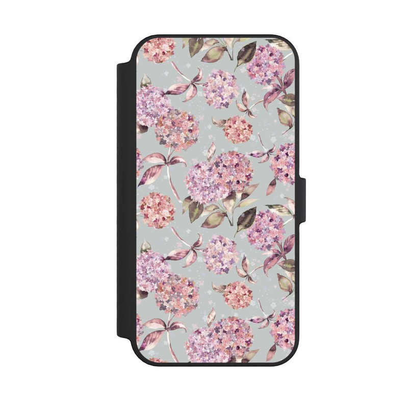 iPhone 14 Pro Max NIVOflip Pastel Magic Hydrangea Floral Watercolor Pink