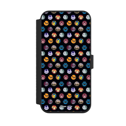 Apple iPhone 14 Pro Max NIVOflip Bijuu Muster Schwarz