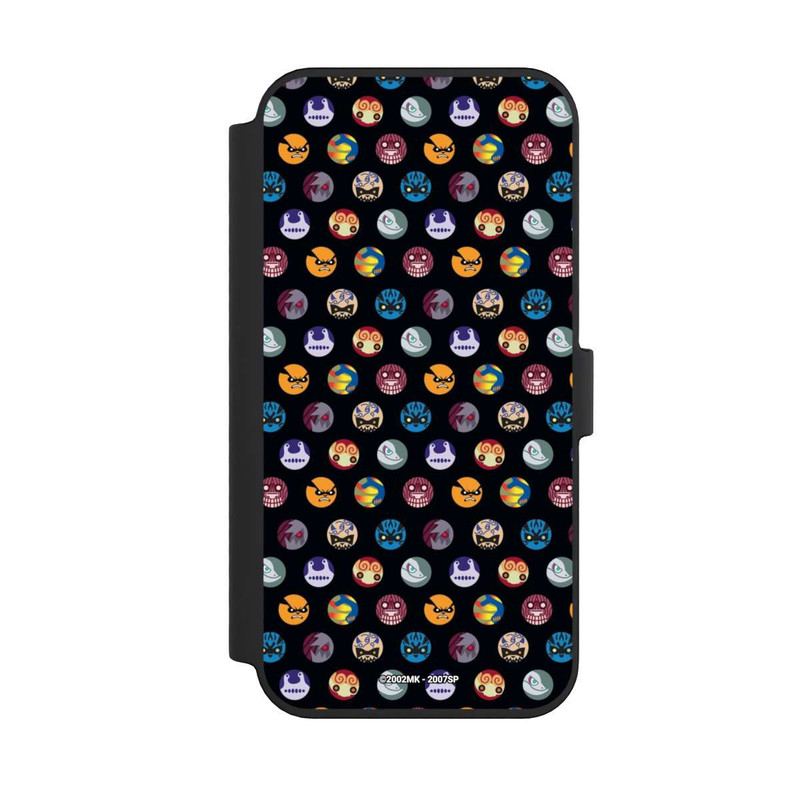 iPhone 14 Pro Max NIVOflip Bijuu Muster Schwarz