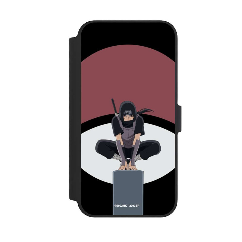 iPhone 14 Pro Max NIVOflip Symbole Itachi Uchiha noir